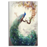 Beautiful Peacock On Tree | Wall Art